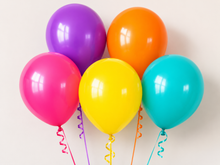 Load image into Gallery viewer, Plain Bright Latex Balloons