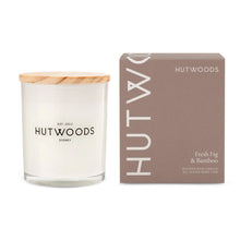 Load image into Gallery viewer, Cha Cha Chocolate Hutwoods Fresh Fig & Bamboo Candle