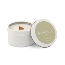 Load image into Gallery viewer, Cha Cha Chocolate Hutwoods Lemongrass & Tahitian Lime Candle Travel Tin