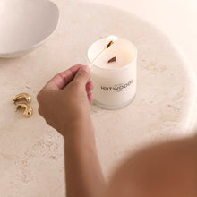Load image into Gallery viewer, Cha Cha Chocolate Hutwoods Fresh Fig & Bamboo Candle