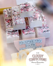 Load image into Gallery viewer, Raspberry Dark Chocolate Marshmallows | Cloudy Confections