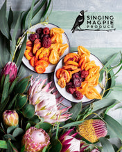 Load image into Gallery viewer, Cha Cha Chocolate Singing Magpie Produce Platters of Fruit
