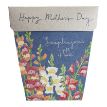 Load image into Gallery viewer, Snapdragons Mothers Day Gift of Seeds
