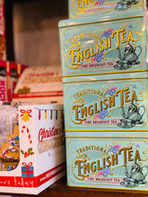 Load image into Gallery viewer, Vintage Victorian Tin 40 Tea Bags
